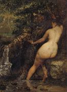 Gustave Courbet The Sourec oil on canvas